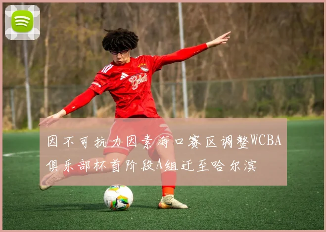 因不可抗力因素海口赛区调整WCBA俱乐部杯首阶段A组迁至哈尔滨